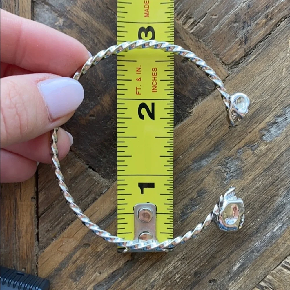 Silver Skull Cuff